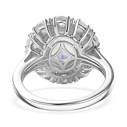 Moonstone & Multi-Gemstone Ring – For Focus & Insight