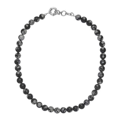 Snowflake Obsidian Protection Necklace – A Shield Against Toxic Energy