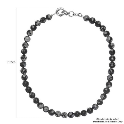 Snowflake Obsidian Protection Necklace – A Shield Against Toxic Energy