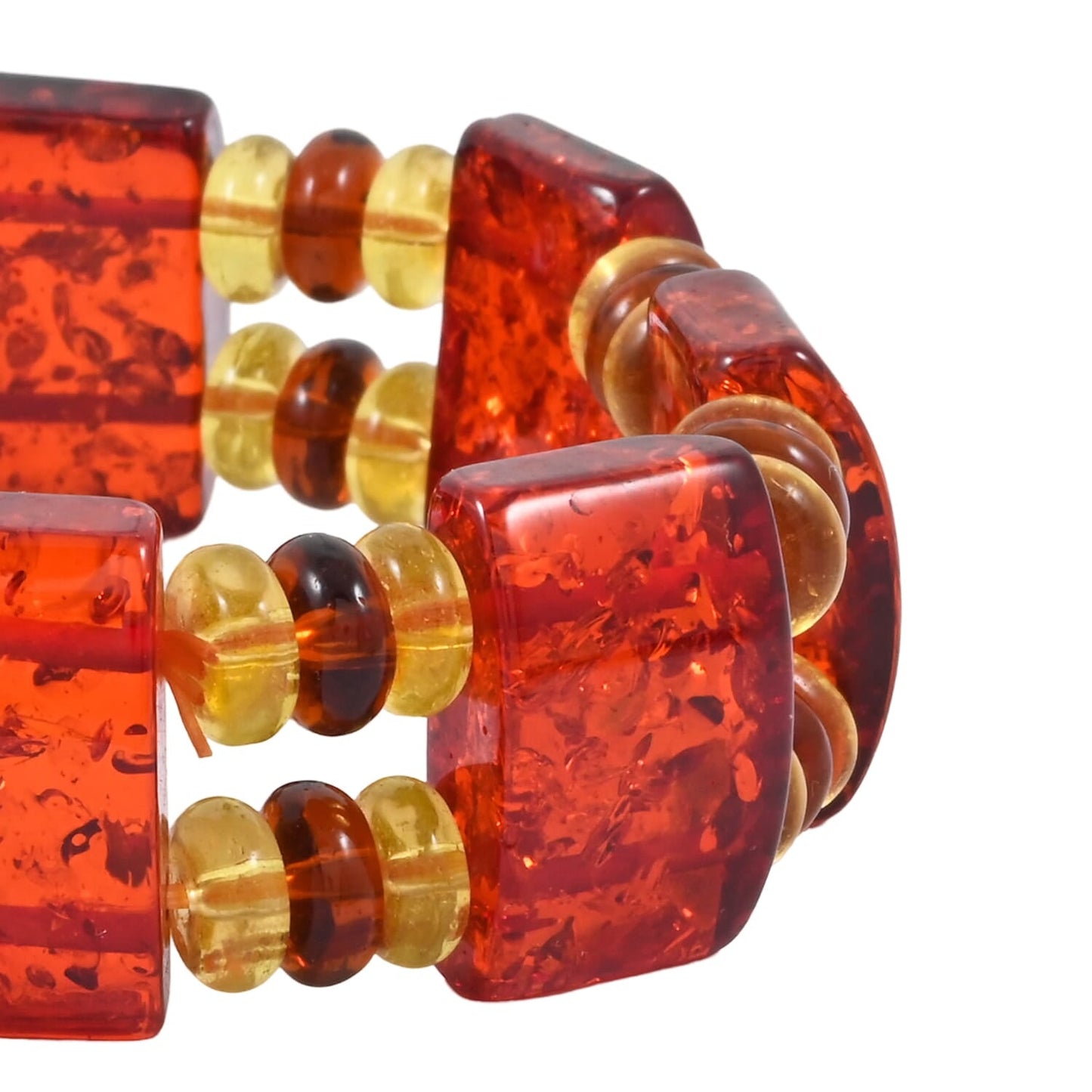Large Amber Tanker Bracelet – For Rebirth & New Beginnings
