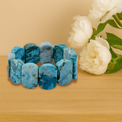 Turquoise Jasper Stretch Bracelet – Invite a More Positive Outlook
