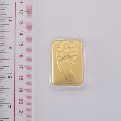 24K Angel Gold Emboss Sheet – Divine Protection for Your Journey