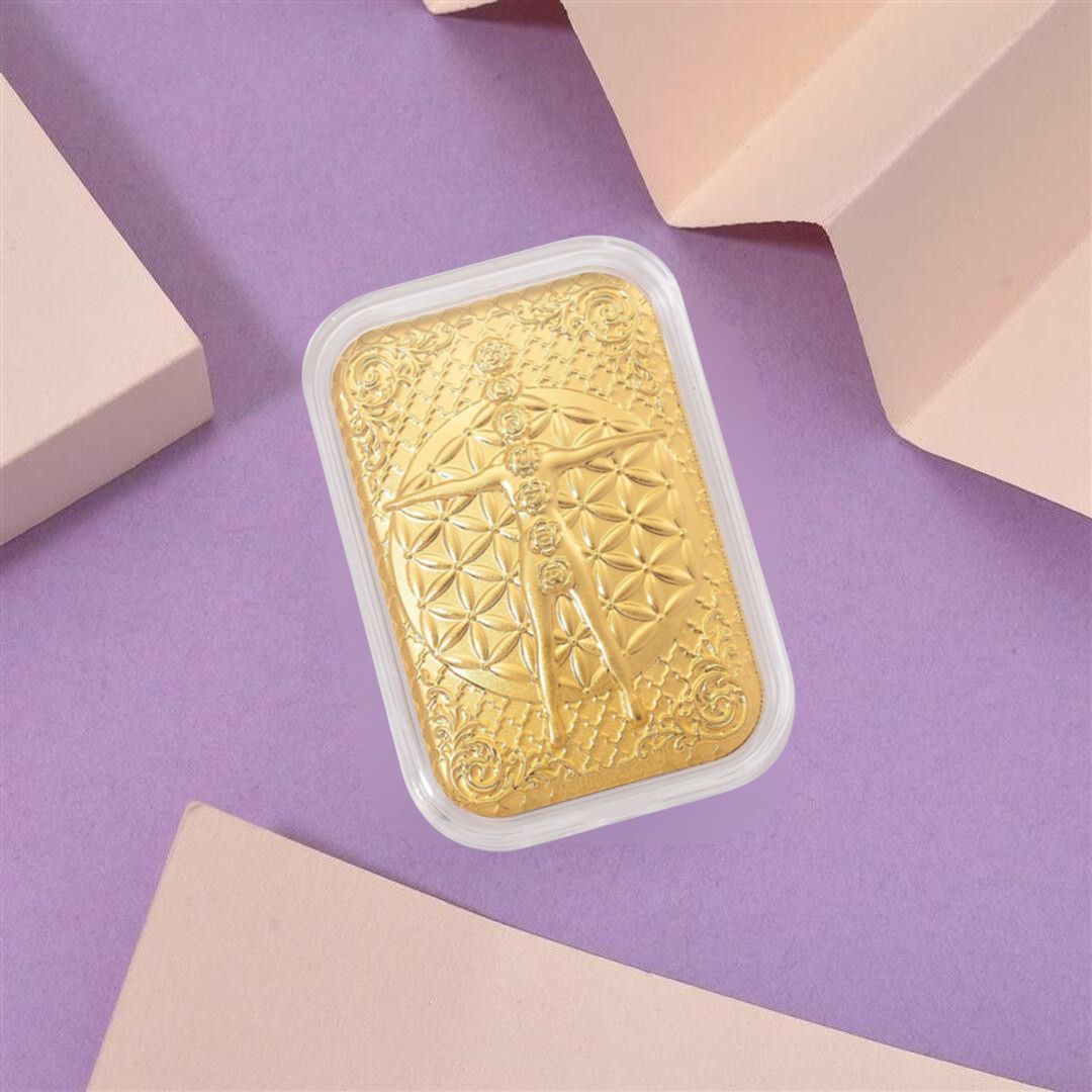24K Gold Symbol of Balance and Empowerment