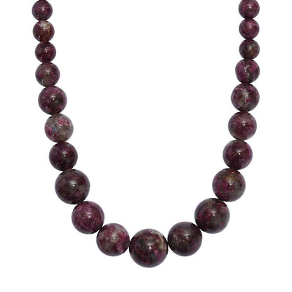 Pink Tourmaline Beaded Necklace