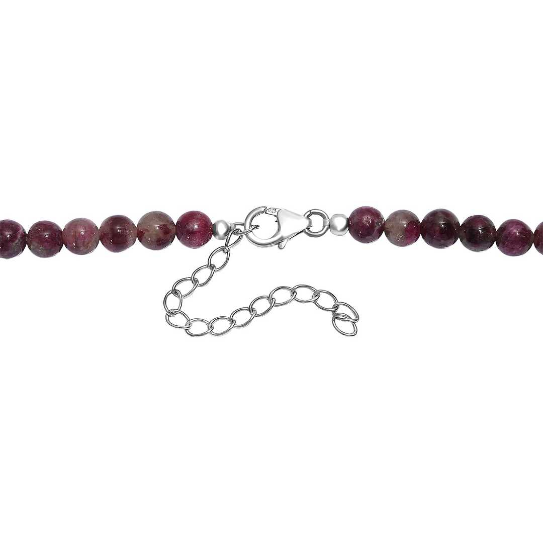 Pink Tourmaline Beaded Necklace