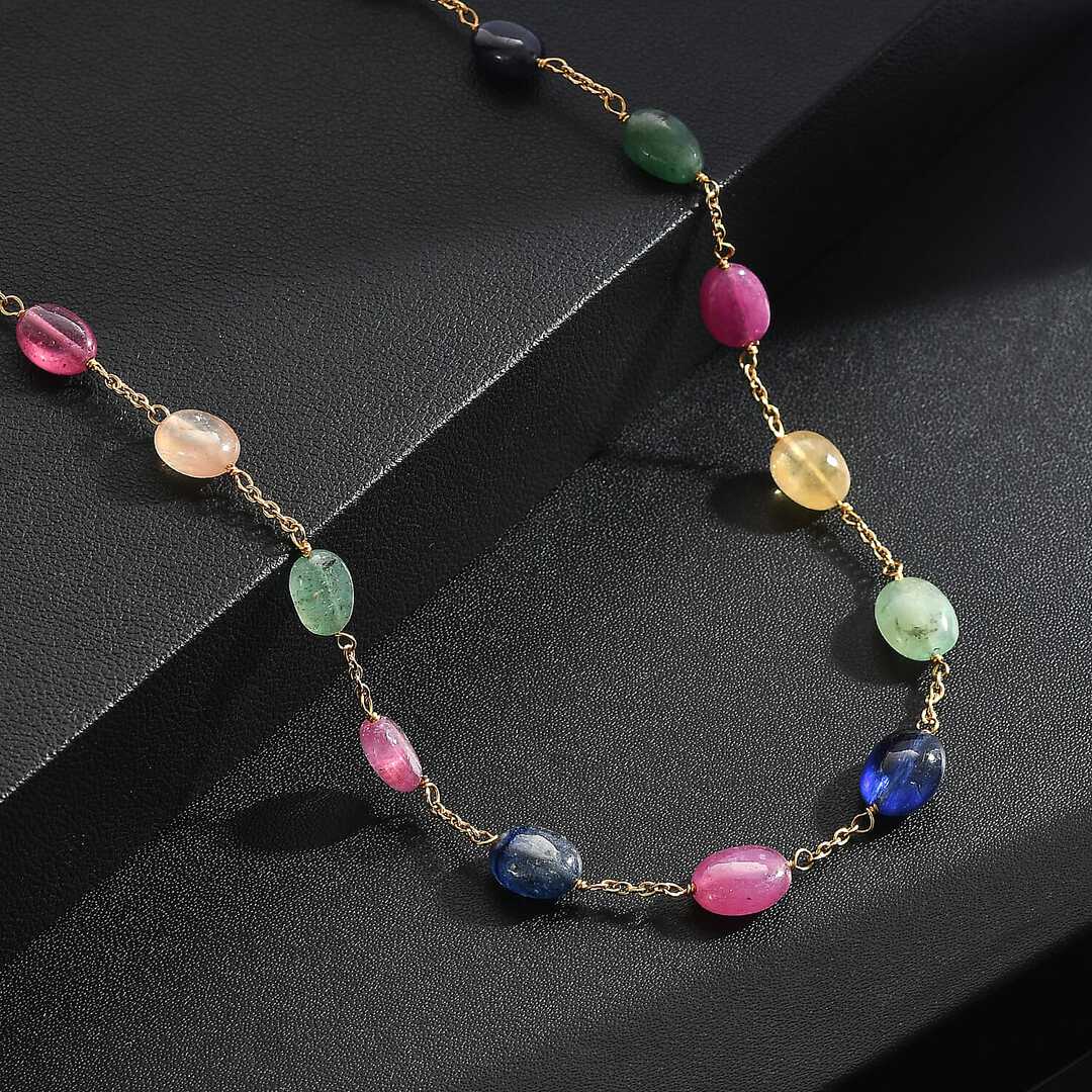 Multi Sapphire Necklace
