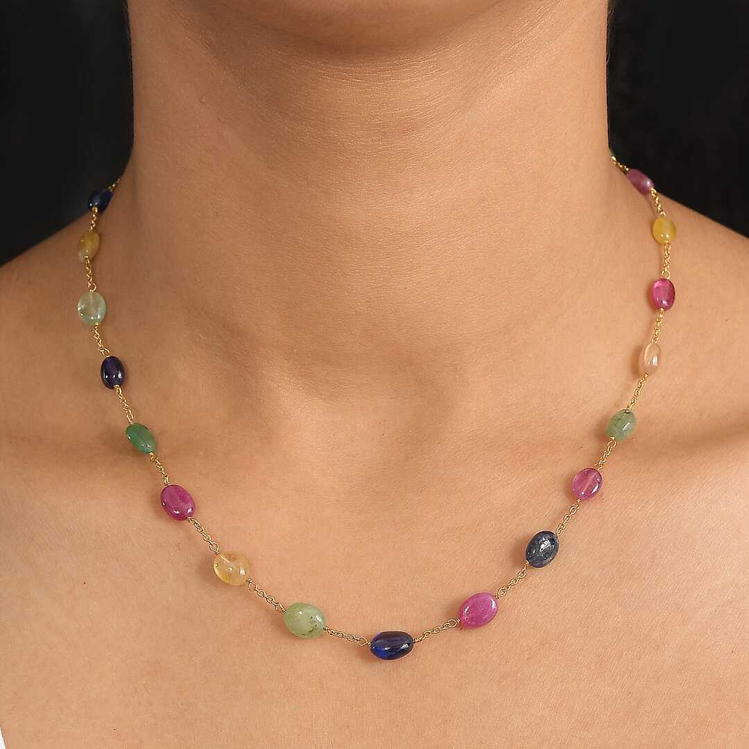 Multi Sapphire Necklace