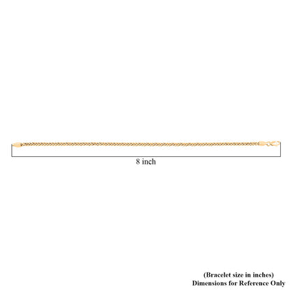 10K Yellow Gold Bracelet – Refined Strength in a Golden Weave