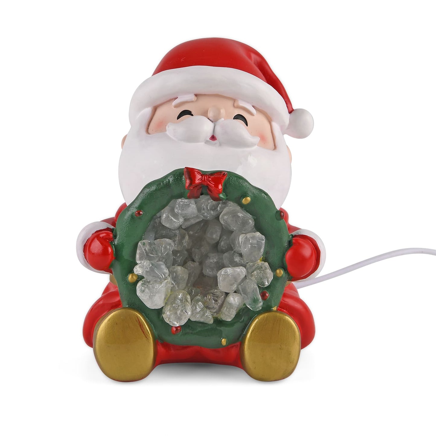 Crystal Santa Claus Night Light - Holiday Mindful Décor