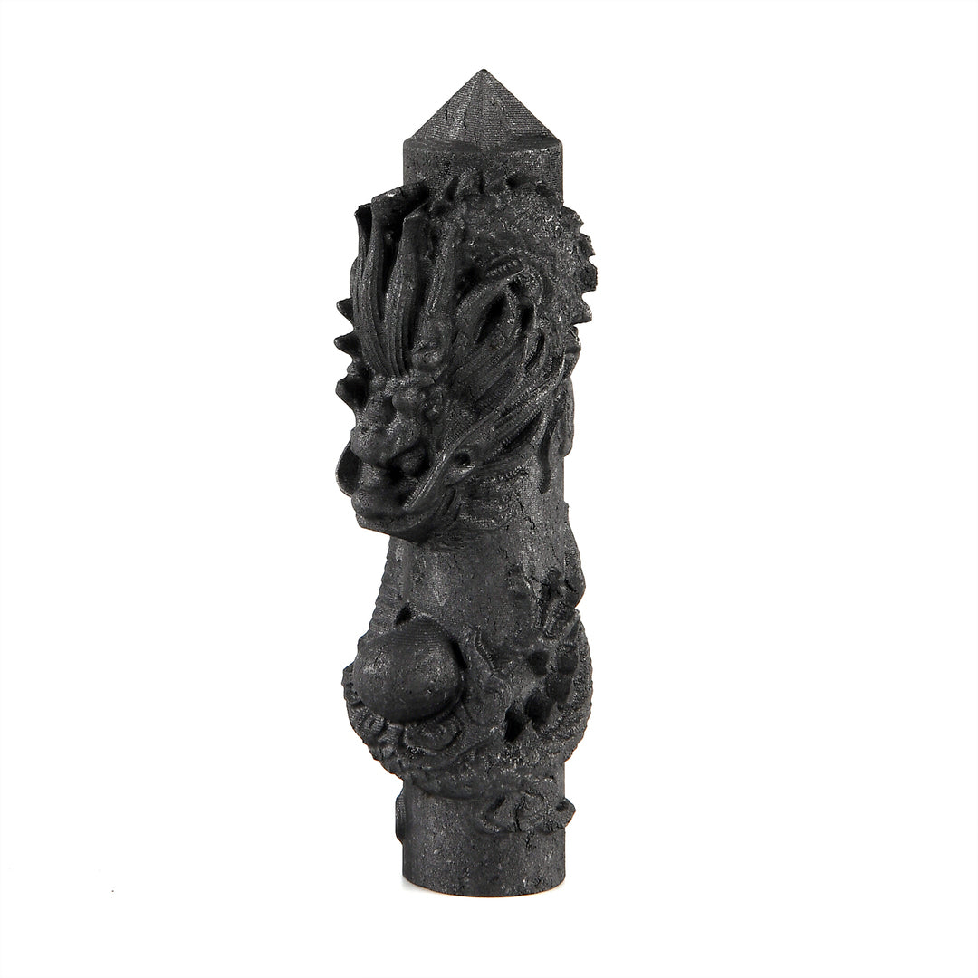 Natural Shungite Dragon Statue – A Keeper of Good Fortune