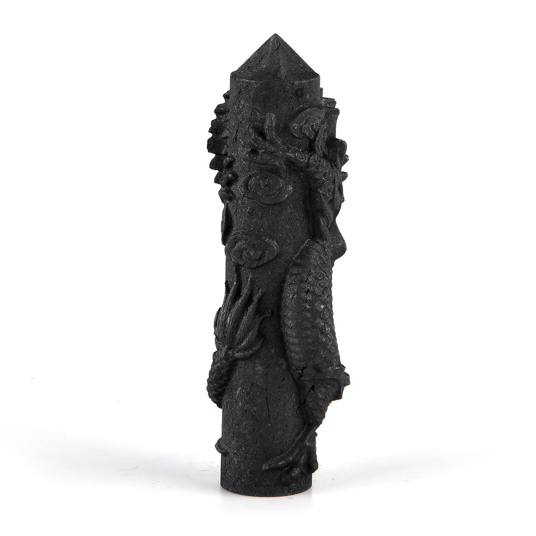 Natural Shungite Dragon Statue – A Keeper of Good Fortune