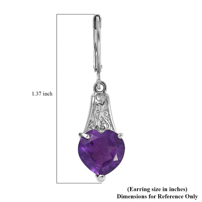 EverTrue African Amethyst Earrings — Spiritual Clarity & Elegant Charm