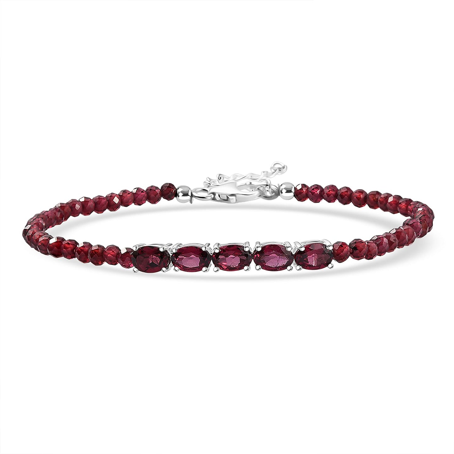 Orissa Rhodolite Garnet Beaded Bracelet — Passion, Balance & Refined Grace