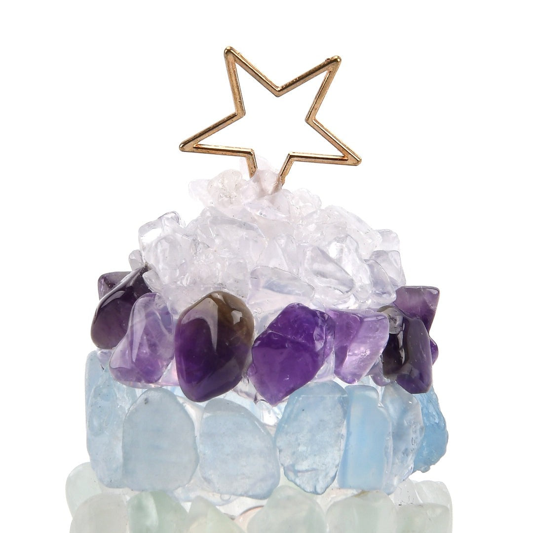 Christmas Chakra Crystal Lamp - Light Up Your Holiday