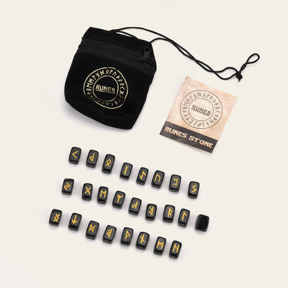 Black Obsidian Rune Set - Timeless Guidance, Anytime You Need It