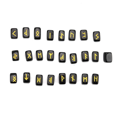 Black Obsidian Rune Set - Timeless Guidance, Anytime You Need It