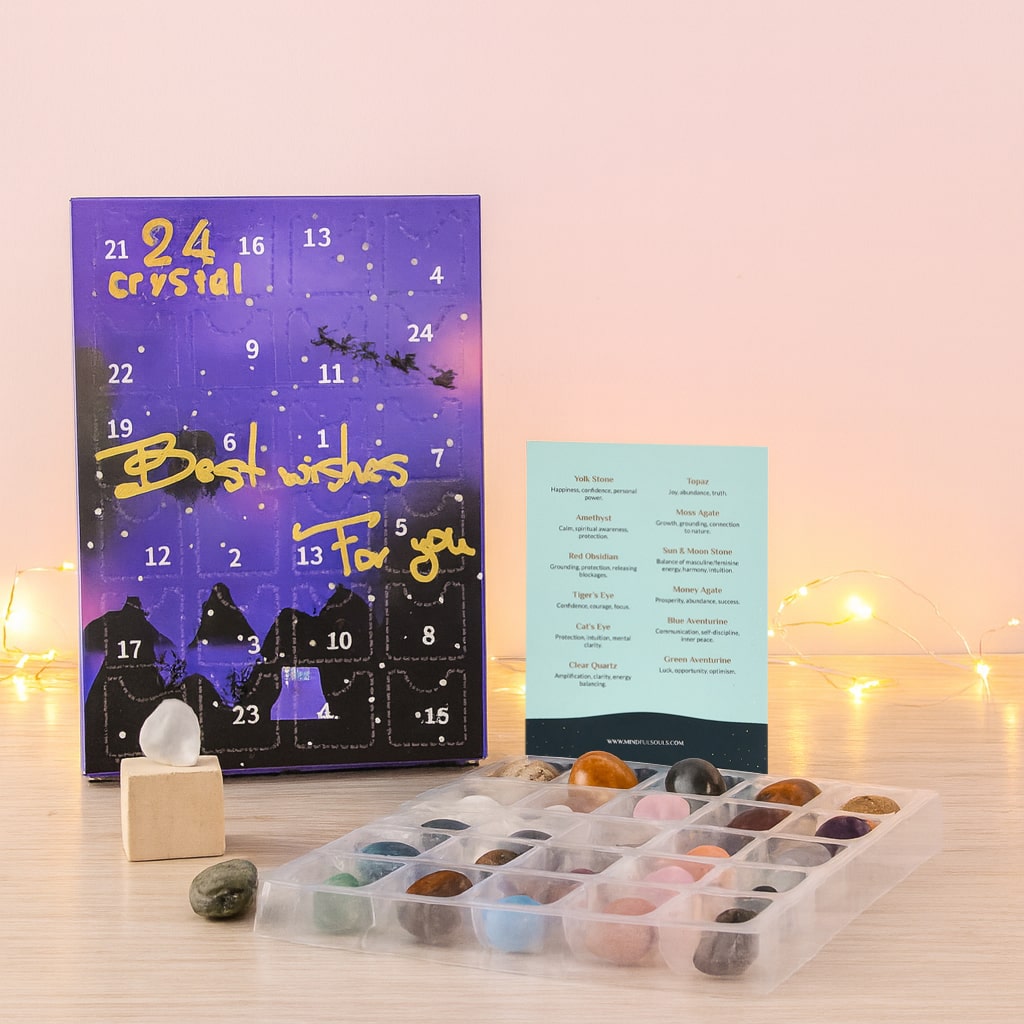 Crystal Advent Calendar - 24 Gemstones