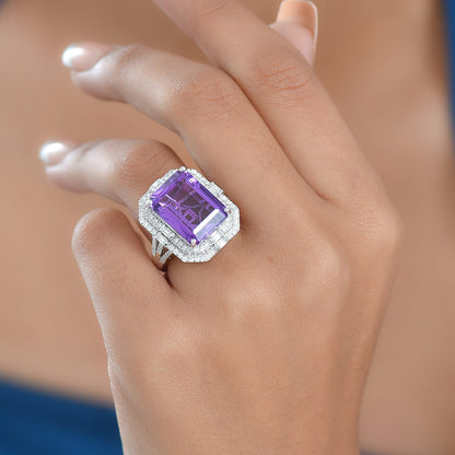 Crowned Oracle Lusaka Amethyst Ring — Authority, Vision & Bold Elegance