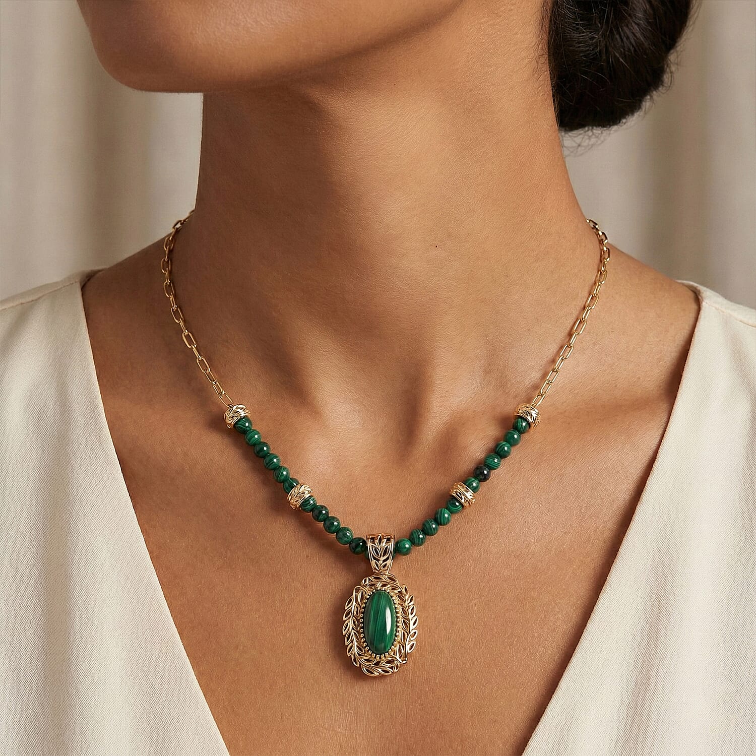 EverTrue Gemstone Tropical Forest Necklace