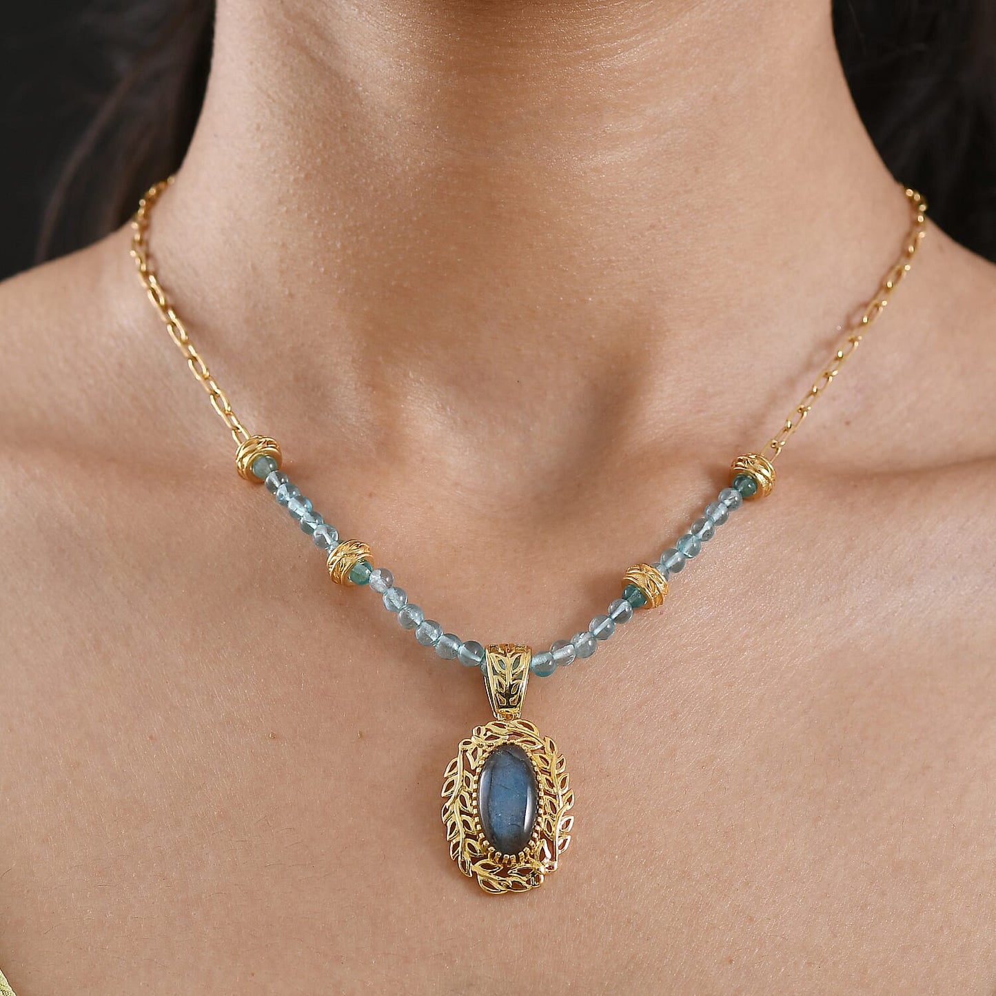 EverTrue Gemstone Tropical Forest Necklace