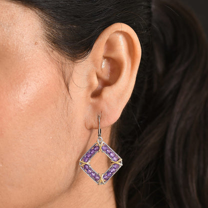 EverTrue Gemstone Beaded Dangle Earrings
