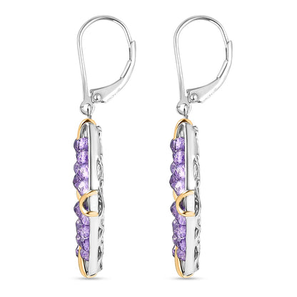 EverTrue Gemstone Beaded Dangle Earrings