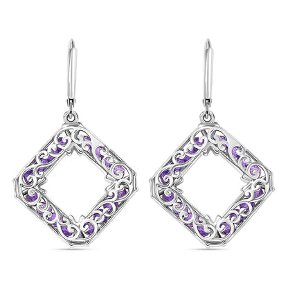 EverTrue Gemstone Beaded Dangle Earrings