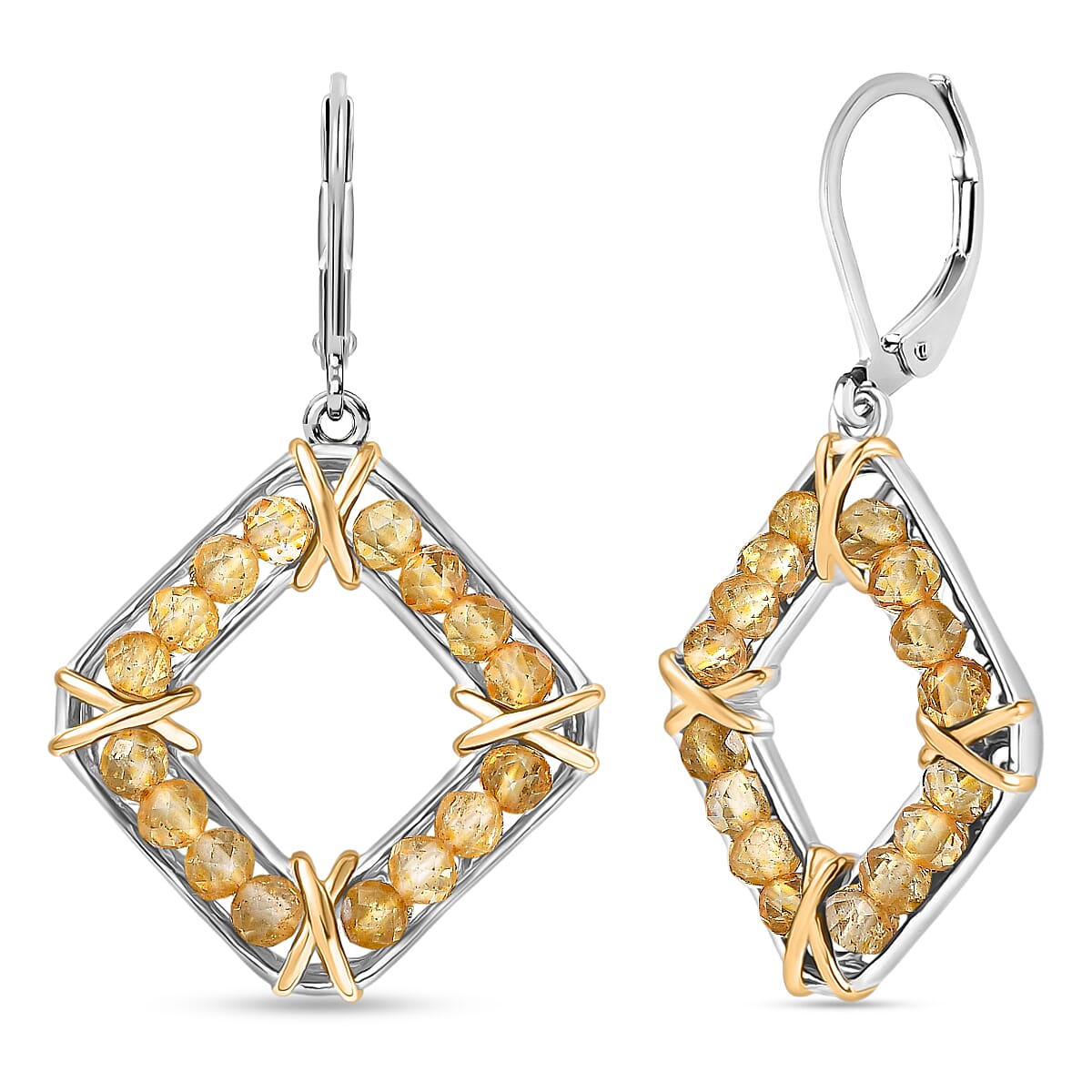 EverTrue Gemstone Beaded Dangle Earrings