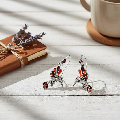 Hummingbird Multi-Gemstone Earrings — Joy, Lightness & Vibrant Expression