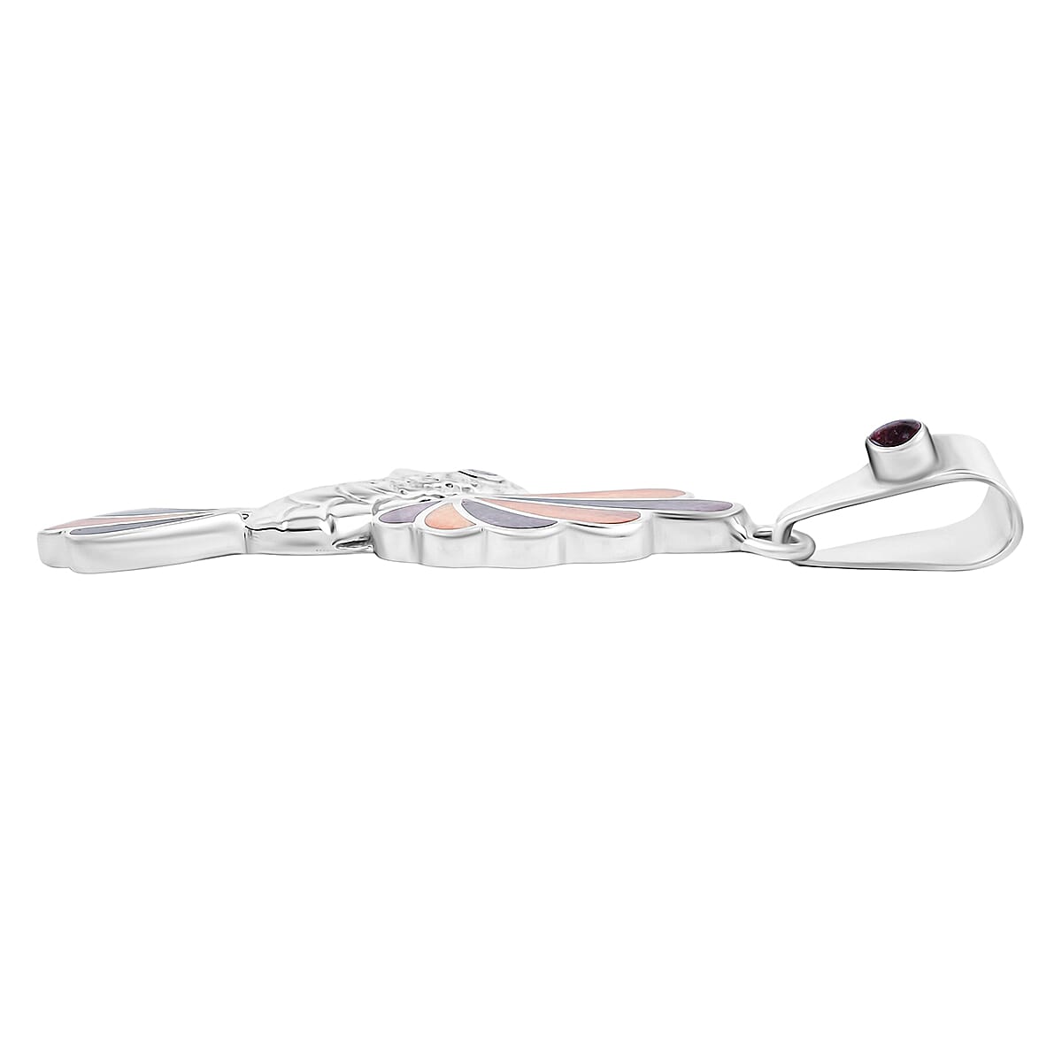 Hummingbird Multi-Gemstone Pendant — Joyful Motion & Vibrant Expression