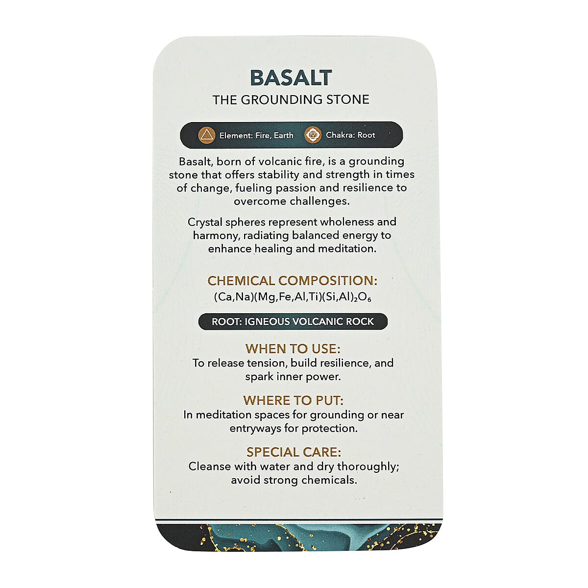 Basalt Sphere – Grounding Energy and Earthly Strength