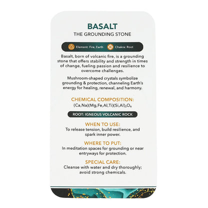 Basalt Mushroom – A Symbol of Resilience and Grounded Strength