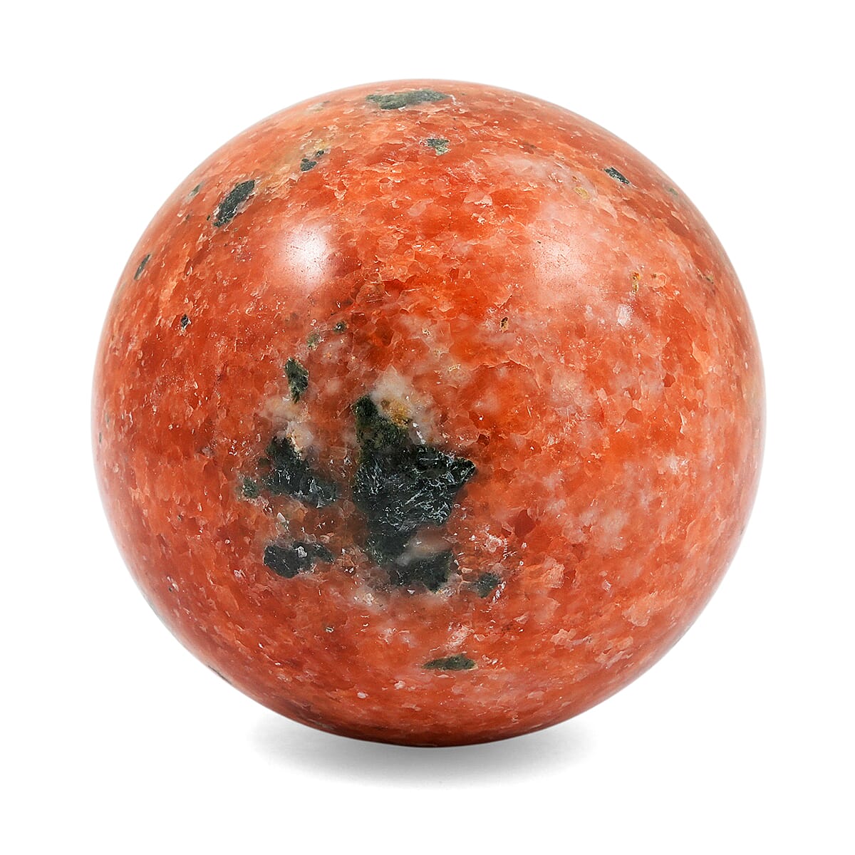 Calcite Orange Sphere – Energizing Warmth and Vitality