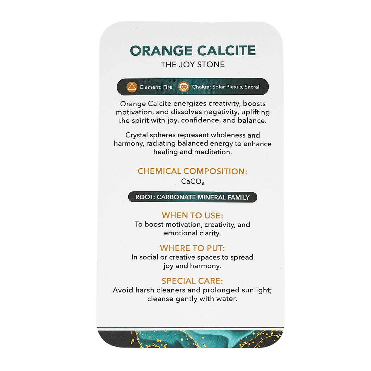 Calcite Orange Sphere – Energizing Warmth and Vitality