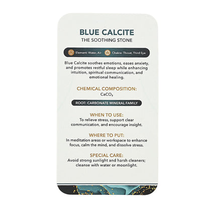 Blue Calcite Freeform – for Emotional Clarity
