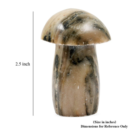 Brown Calcite Mushroom – Rooted in Resilience and Organic Balance