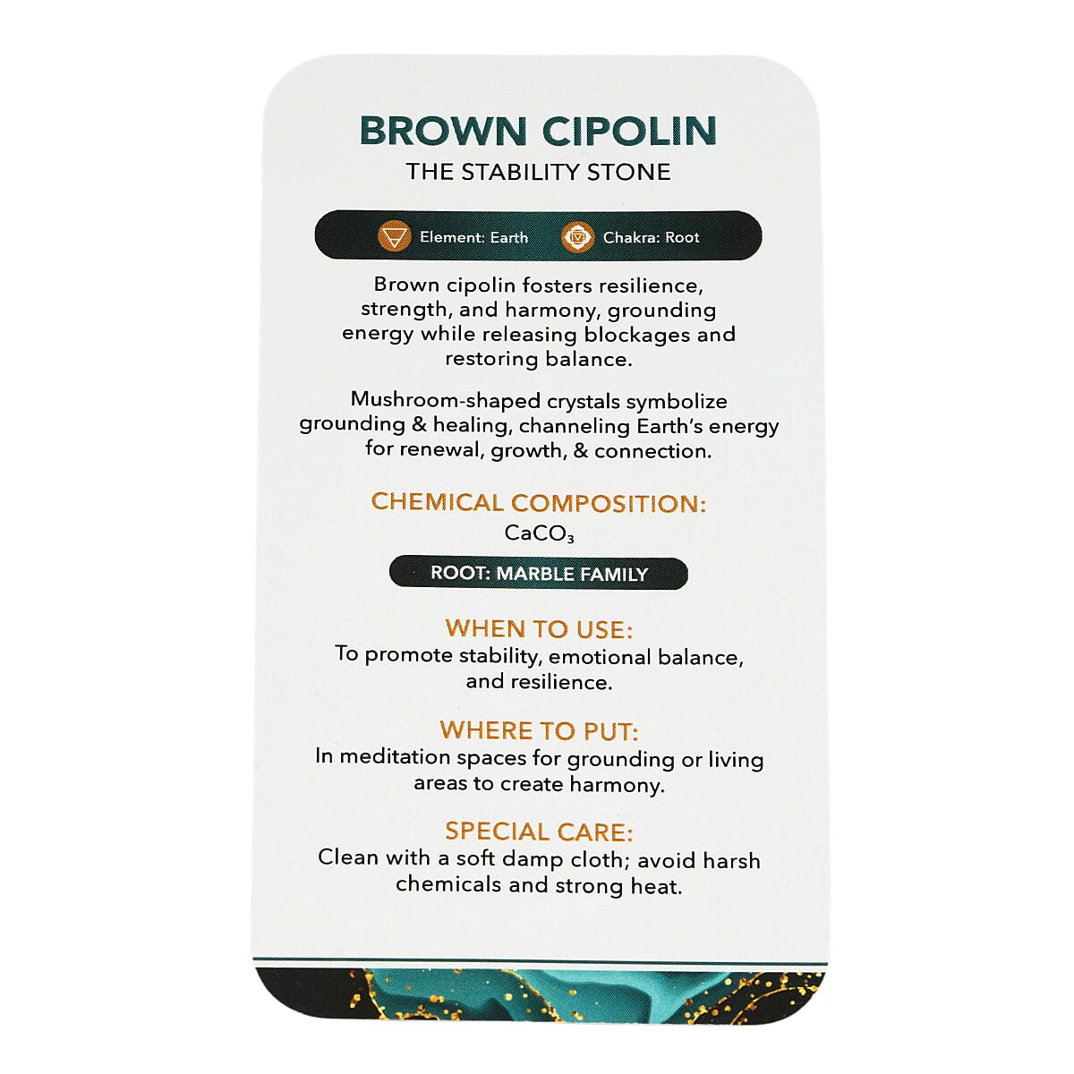 Brown Calcite Mushroom – Rooted in Resilience and Organic Balance