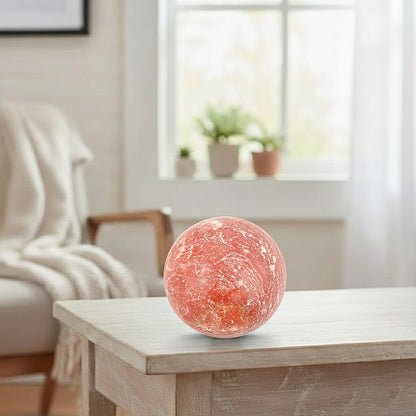 Cipolin Dark Orange Sphere – Bold Energy and Grounded Warmth