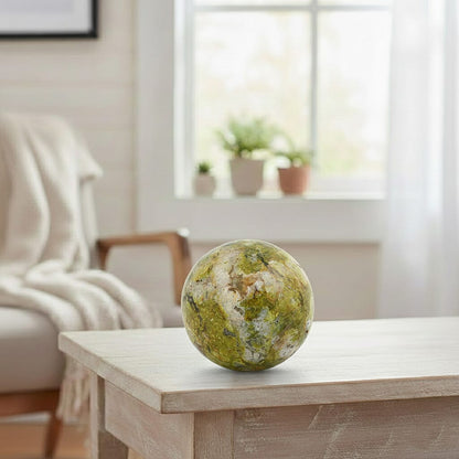 Green Opal Sphere – Heart-Centered Energy and Renewal