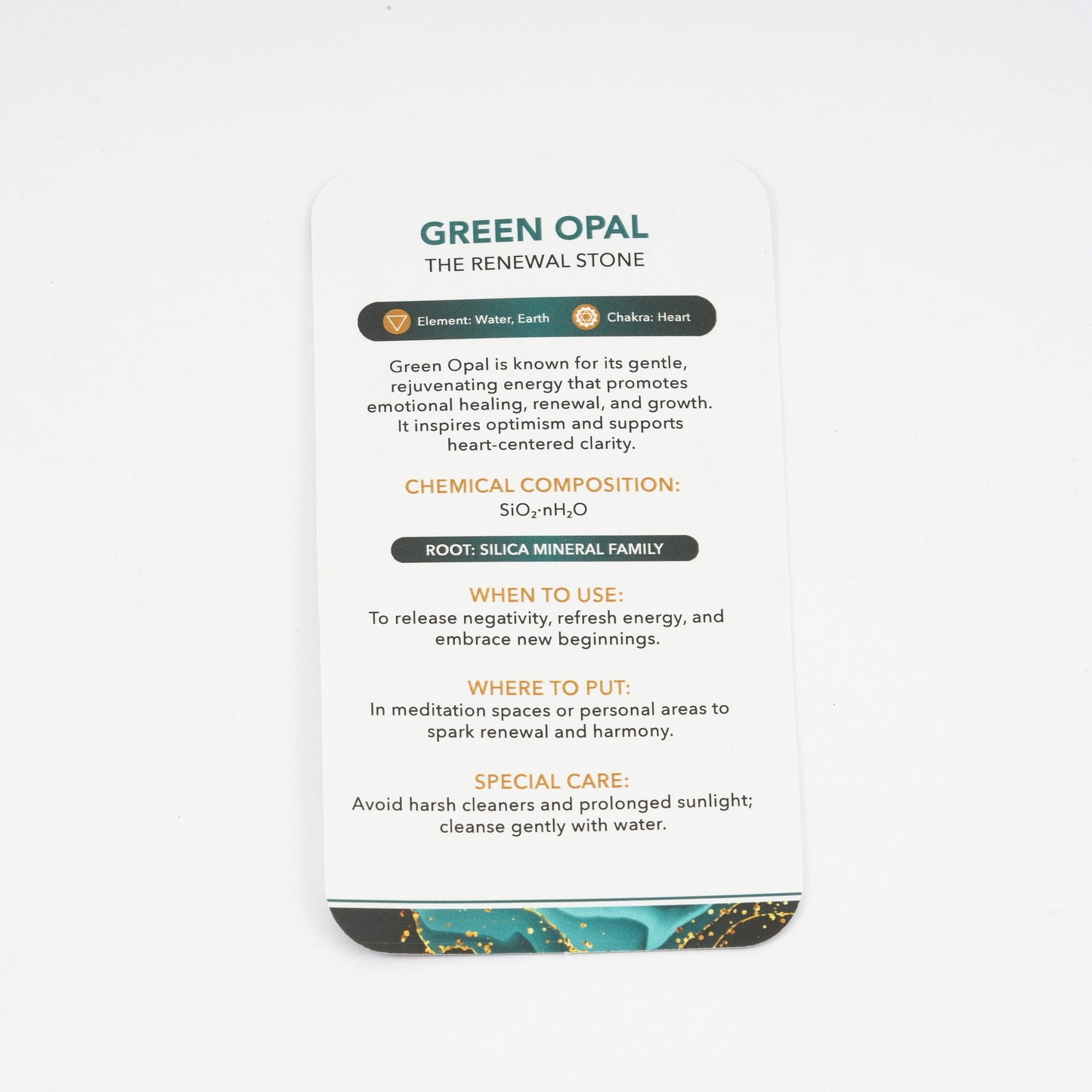 Green Opal Freeform – Organic Elegance and Serene Beauty