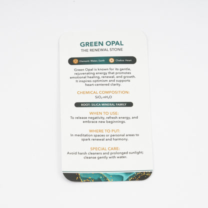 Green Opal Freeform – Organic Elegance and Serene Beauty