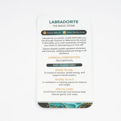 Labradorite Sphere Ball – Iridescent Beauty and Natural Elegance