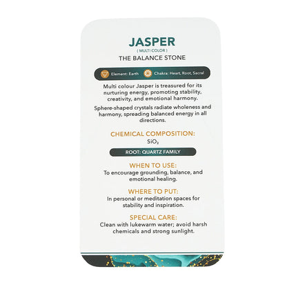 Jasper Multi-Color Sphere (Ball) – Grounding Elegance in Every Size