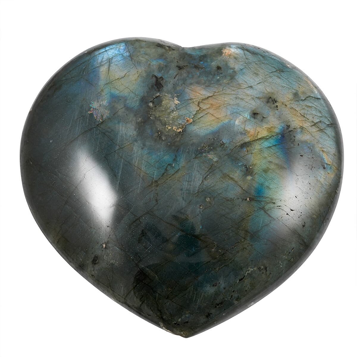 Labradorite Heart Shape – Luminous Beauty and Grounding Energy