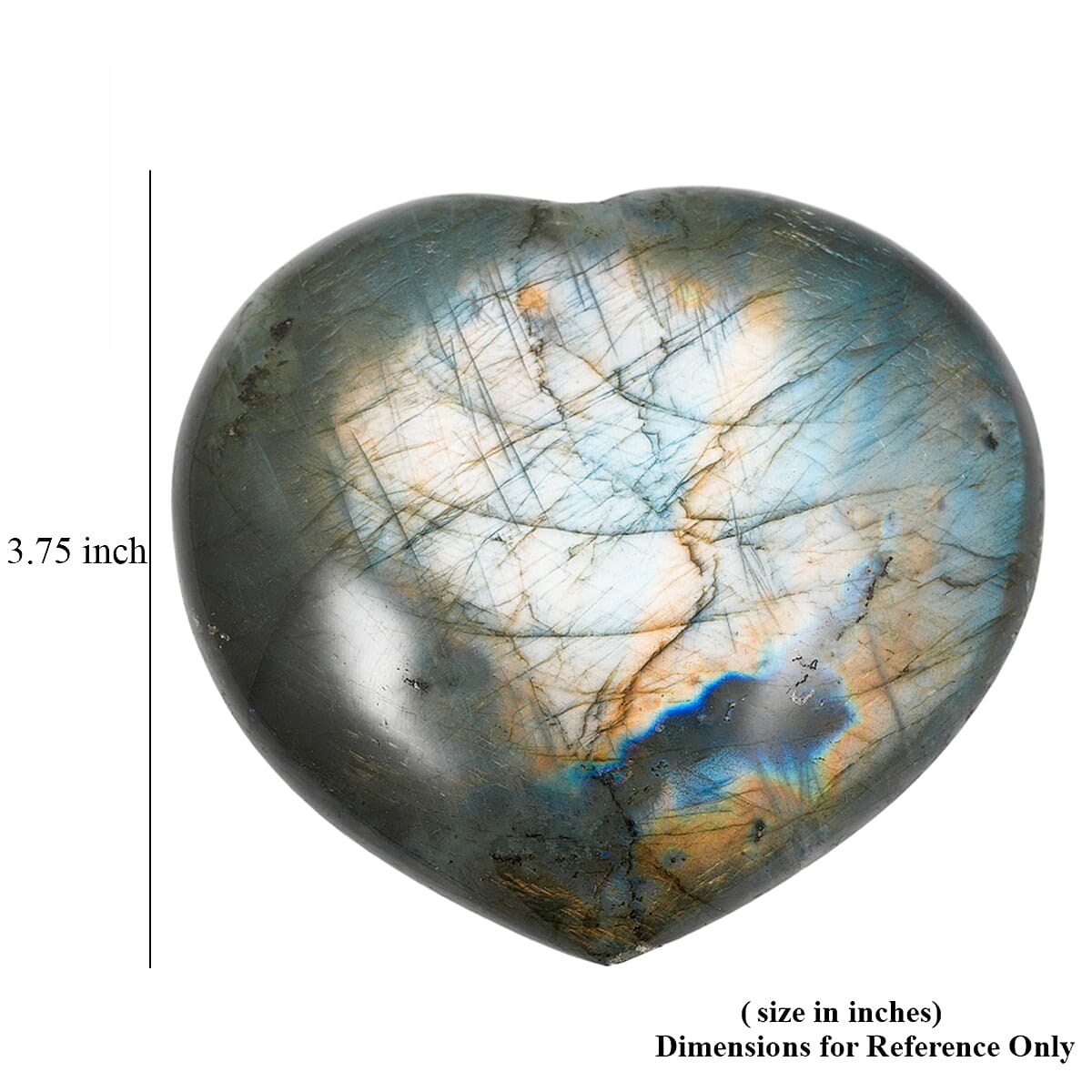 Labradorite Heart Shape – Luminous Beauty and Grounding Energy