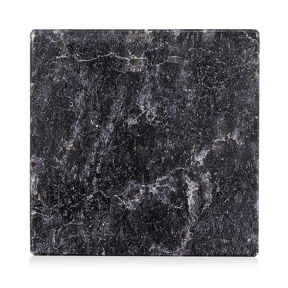 Nuummite Square Shape – Structured Elegance and Grounding Power