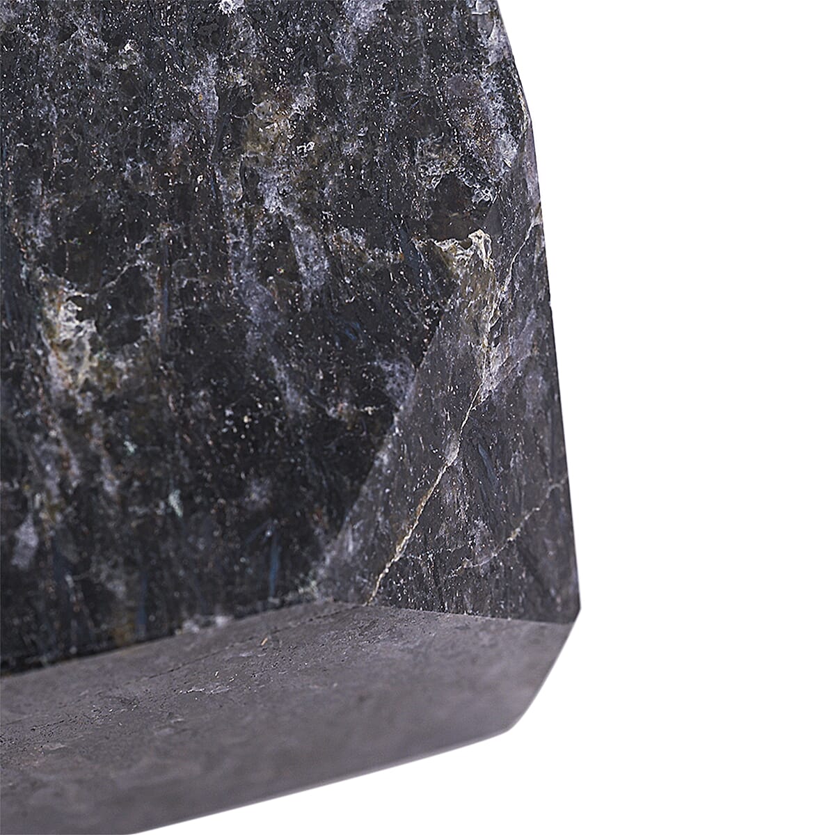 Nuummite Square Shape – Structured Elegance and Grounding Power