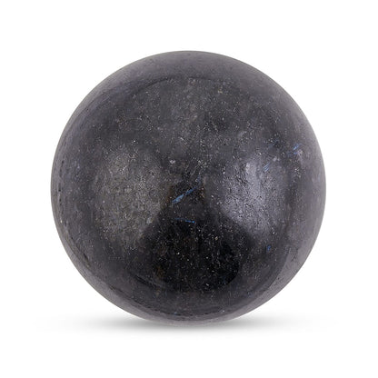 Nuummite Sphere Ball– Grounding Elegance and Visual Intrigue