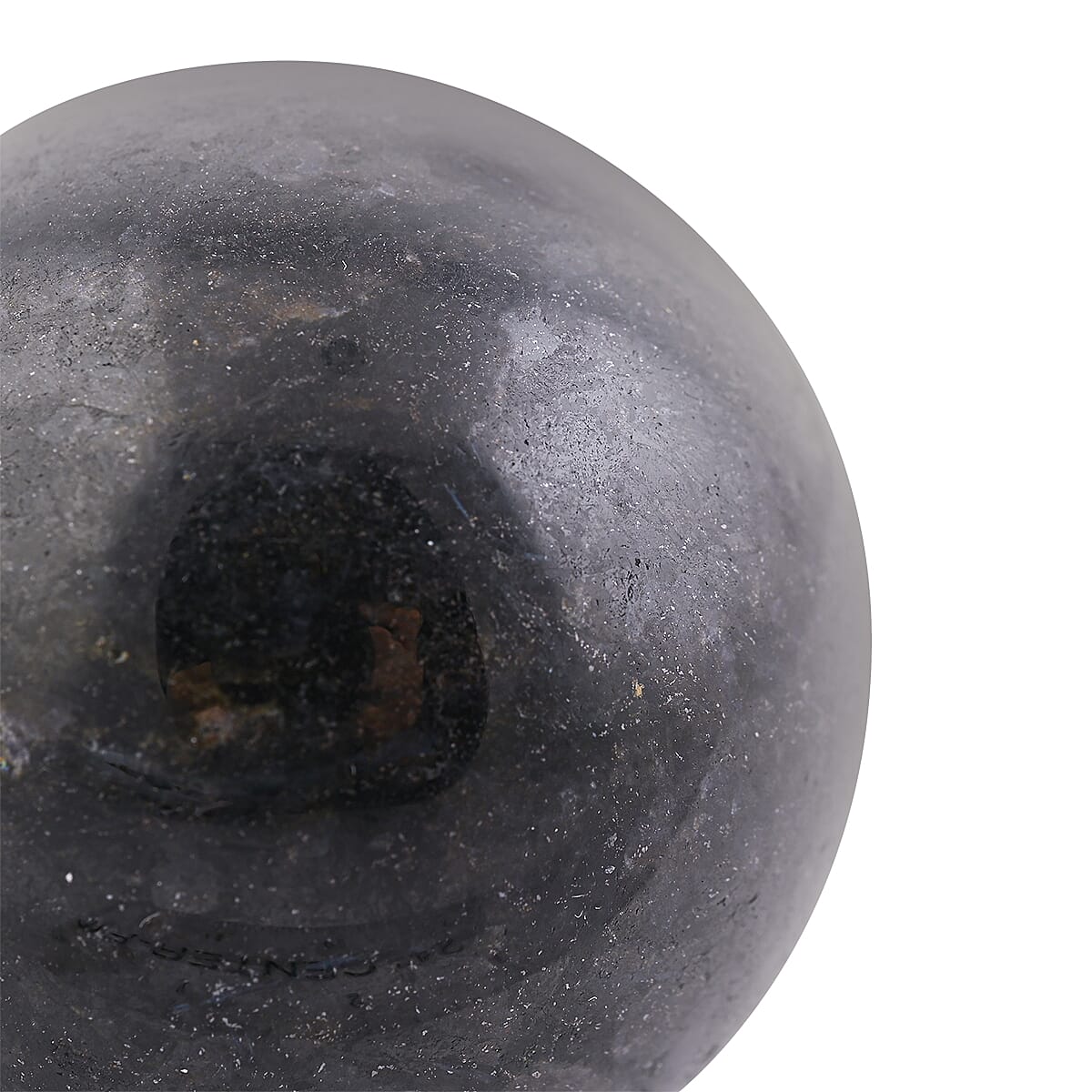 Nuummite Sphere Ball– Grounding Elegance and Visual Intrigue