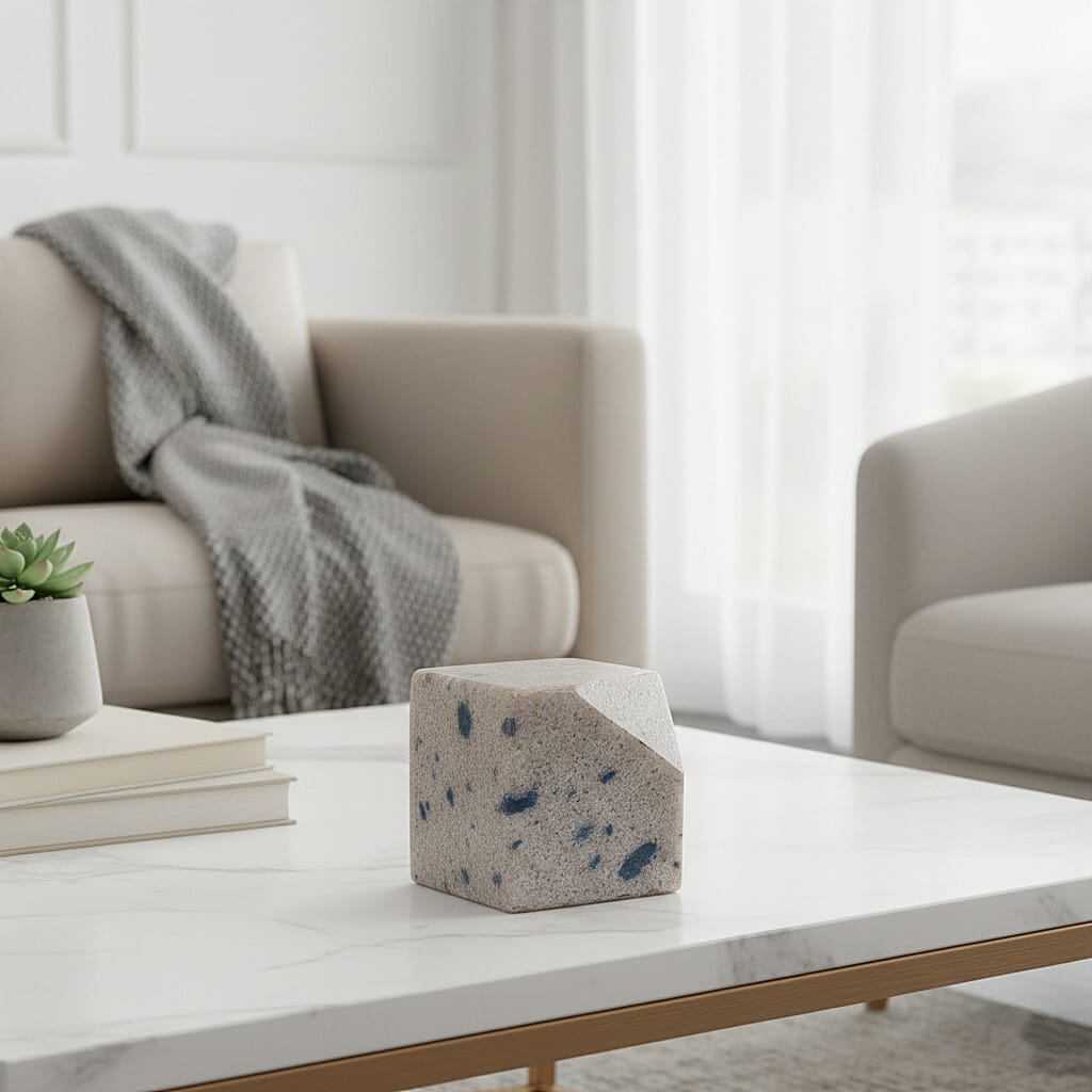 Quartz Blue Square Shape – Clarity and Balance in Every Angle